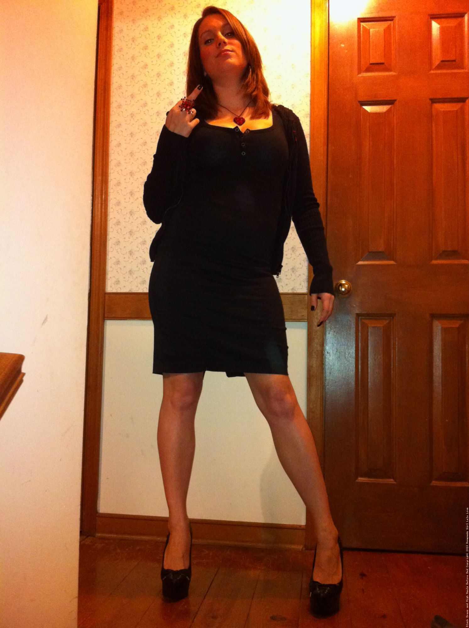 Black Dress and High Heels Before Bed - Photos - Lelu Love
